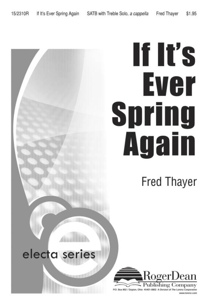 If It's Ever Spring Again